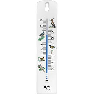 Univerzální teploměr s grafikou - ptáci (-30°C do +50°C) 20cm