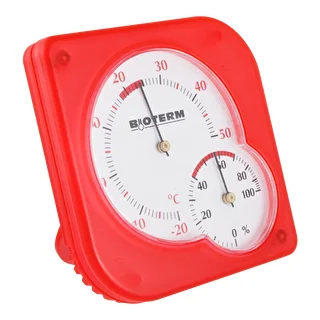 Vnitřní bimetalový teploměr s vlhkoměrem (-20 až +50°C) mix