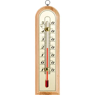 Pokojový teploměr se zlatou stupnicí (-10°C do +50°C) 16cm