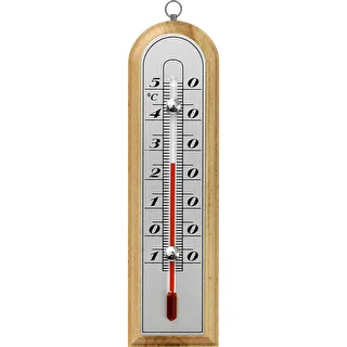 Pokojový teploměr se stříbrnou stupnicí (-10°C do +50°C) 16cm mix