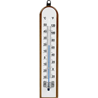 Pokojový teploměr s bílou stupnicí (-30°C do +50°C) 20cm