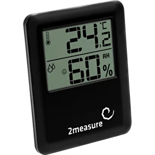 Meteostanice – elektronická, bezdrátová, černá - typ A