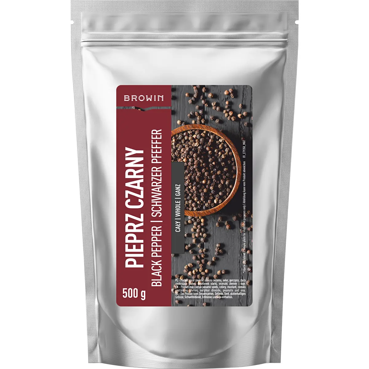 Černý pepř celý, 500 g