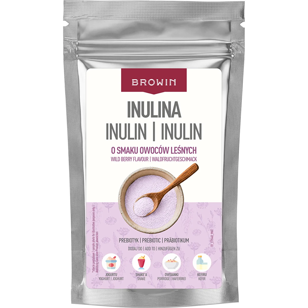 Inulin s příchutí lesního ovoce, 100 g