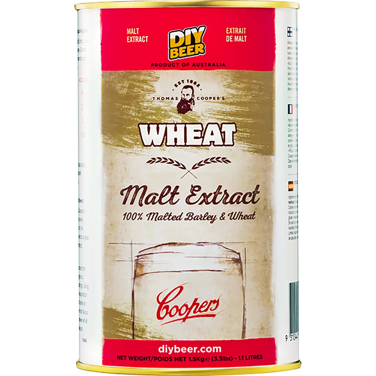 Pšeničný sladový extrakt Coopers Wheat