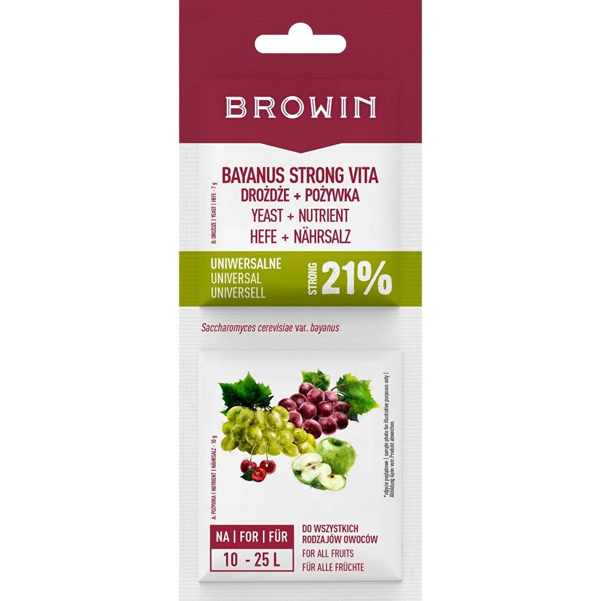 Kvasnice Bayanus + živina - Univerzální - 21%, 17 g
