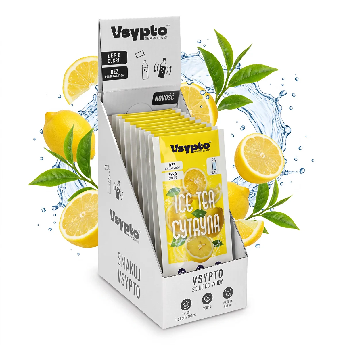 Vsypto Ice Tea Citron – balení 15×9 g
