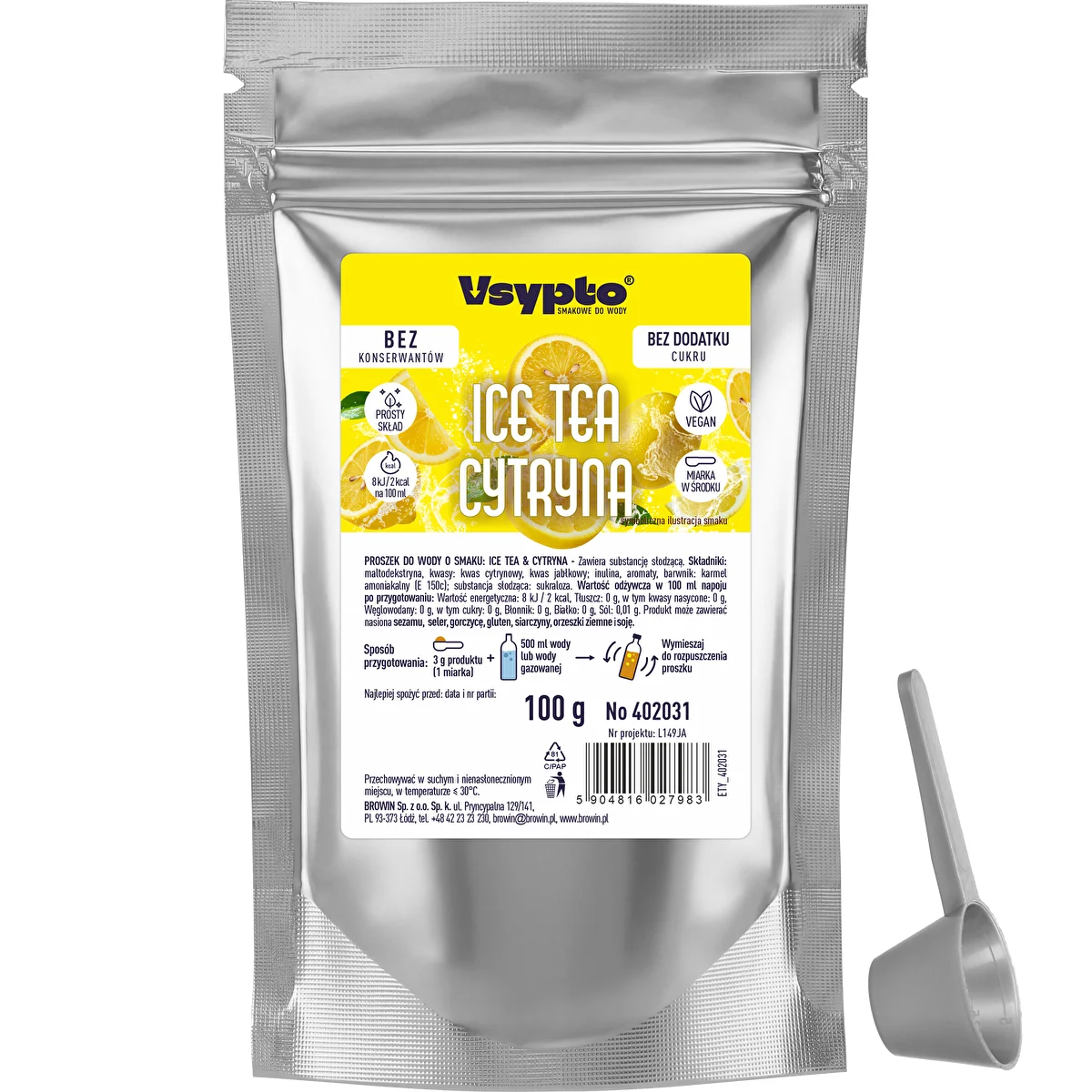 VSYPTO s příchutí Ice Tea Citron, 100 g