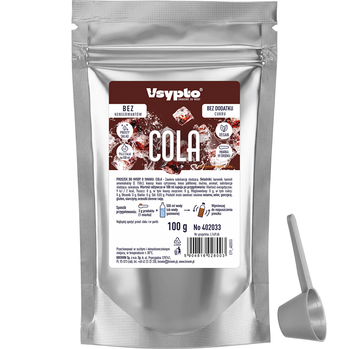 Vsypto s příchutí Cola, 100 g