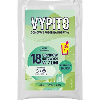 VYPITO 12 %, sáček na 18 drinků – Máta-Limetka, 126 g