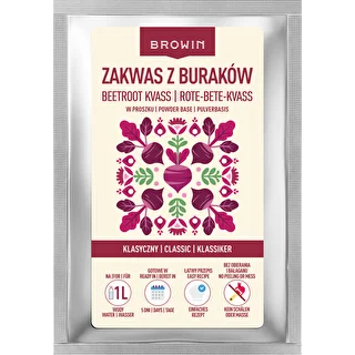 Kvas z červené řepy v prášku, klasická chuť, 36 g