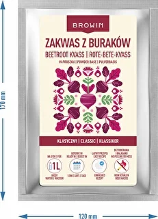 Kvas z červené řepy v prášku, klasická chuť, 36 g – photo 3