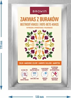 Kvas z červené řepy v prášku s celerem a mrkví, 36 g – photo 3