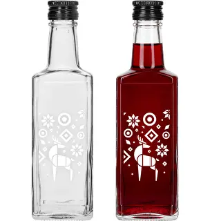 Láhev Receptura, 250 ml s uzávěrem – Vánoční sob – photo 2