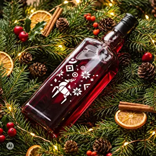 Láhev Tynktura, 500 ml s uzávěrem – Vánoční sob – photo 6