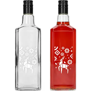 Láhev Tynktura, 500 ml s uzávěrem – Vánoční sob – photo 2