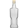 Kredenční láhev 500 ml s korkovou zátkou ['ozdobná skleněná láhev', ' láhev s přírodním korkem', ' láhev na likéry']