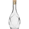 Ozdobná láhev ICONA 250 ml, se zátkou typu hříbek, 1 ks - 12 