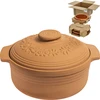 Římský hrnec kulatý 4L - typ B ['římský hrnec', ' pečení bez tuku', ' vaření v páře', ' na maso', ' na chléb', ' na ryby', ' pro vegetariány', ' jídla z jednoho hrnce', ' jídla pro děti', ' dietní jídla', ' na pečení chleba', ' hliněný hrnec', ' hliněný hrnec', ' nápad na dárek', ' na paštiku', ' na zapékané pokrmy', ' římský hrnec s poklicí']