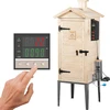 Zahradní dřevěná udírna 200 l – dragON Wood 100E s elektrickým topným modulem a řídicí jednotkou - 12 