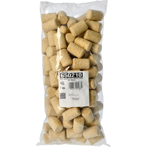 Aglomerovaný korek, válcový d.24x38 mm (100 ks) - 2