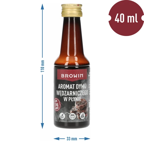Aroma uzeného kouře v tekuté formě, na 3 kg masa, 40 ml - 3