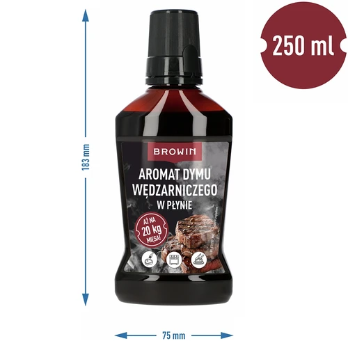 Aroma uzeného kouře v tekuté formě, na 20 kg, 250 ml - 4