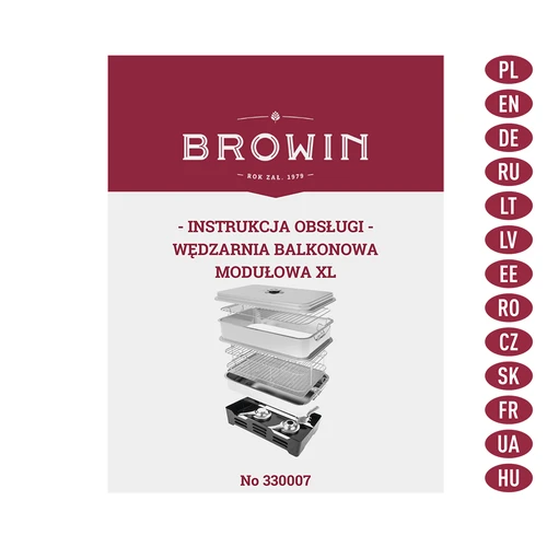 Balkonová udírna s nastavitelnou kapacitou - 8