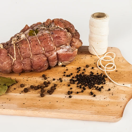 Bavlněné provázky na maso bílé (240°C) 55 m - 5