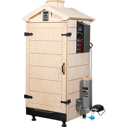 Bezrámová udírna dragON PLYWOOD NATURE s digitální řídicí jednotkou, 200 l - 2