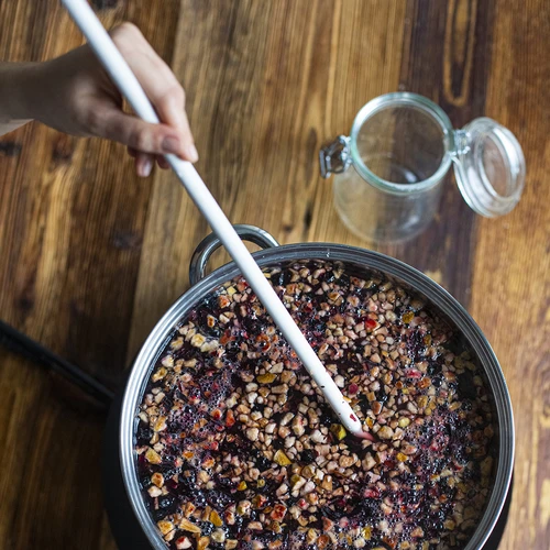 Bílá plastová lžíce 70 cm - 4