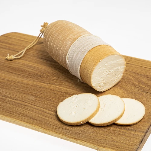 Bílá uzenářská síťka o rozměrech 12,5 cm x 5 m, s tepelnou odolností do 220°C - typ B - 8