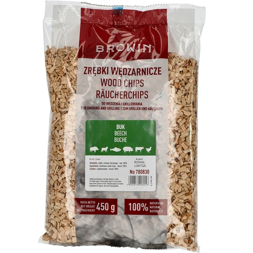 Bukové štěpky na uzení/grilování, 450 g, tř. 8