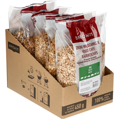 Bukové štěpky na uzení/grilování, 450 g, tř. 8 - 2