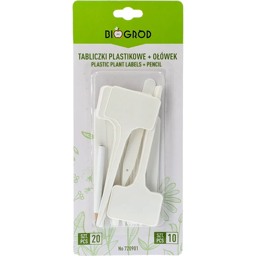 Cedulky na popis rostlin + tužka mix 10+20 ks - 4