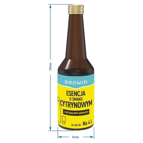 Citronová esence s přírodním aromatem na 4 l – 40 ml - 7