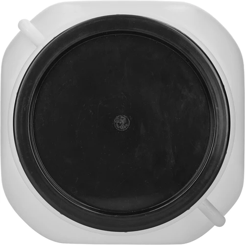 Čtvercový sud na 20 L, bílý, s úchyty, Sterk - 6