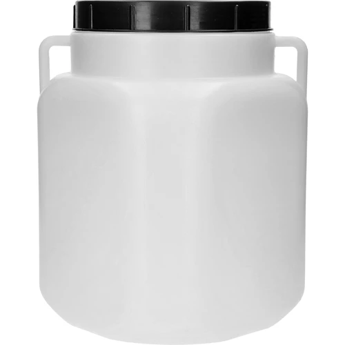 Čtvercový sud na 30 L, bílý, s úchyty, Sterk - 2