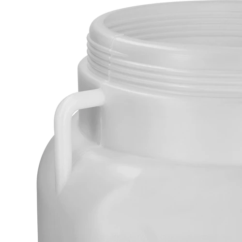 Čtvercový sud na 30 L, bílý, s úchyty, Sterk - 7