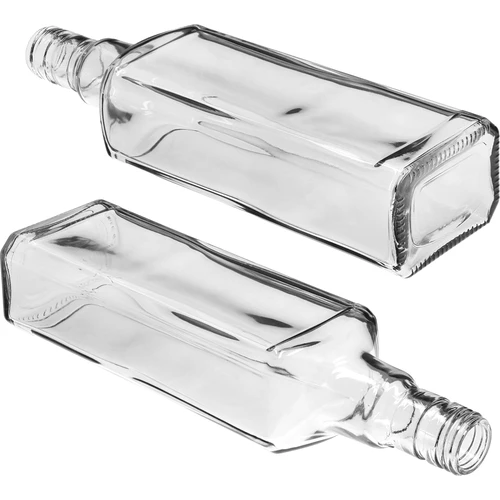 Dekorativní láhev TYNKTURA 0,5 l s dlouhým černým šroubovacím uzávěrem, průměr 28 mm, 1 ks - 4