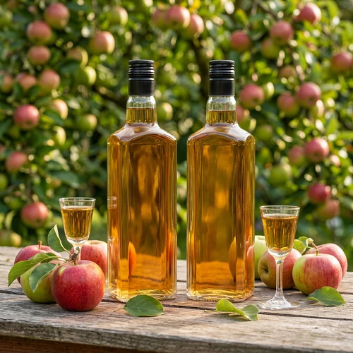 Dekorativní láhev TYNKTURA 0,5 l s dlouhým černým šroubovacím uzávěrem, průměr 28 mm, 1 ks - 8