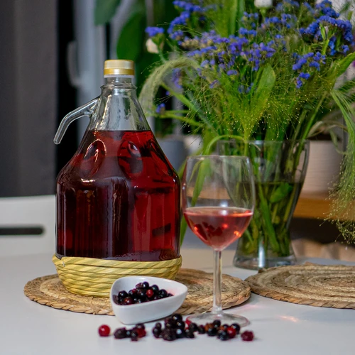 Demižon Dama 3 l v opletu, se šroubovacím uzávěrem - 3