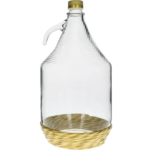 Demižon Dama 5L v opletu, se šroubovacím uzávěrem - 2