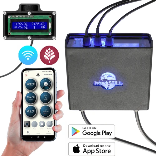 Destilační sada hawkSTILL „Studené prsty” 60 L + systém Wi‑Fi IQ s LCD displejem - 4