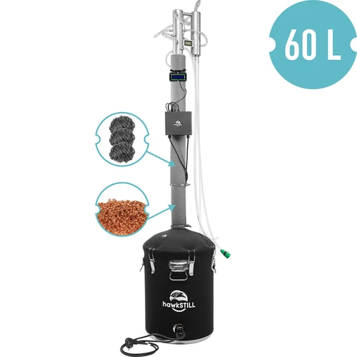 Destilační sada hawkSTILL „Studené prsty” 60 L + systém Wi‑Fi IQ s LCD displejem - 2