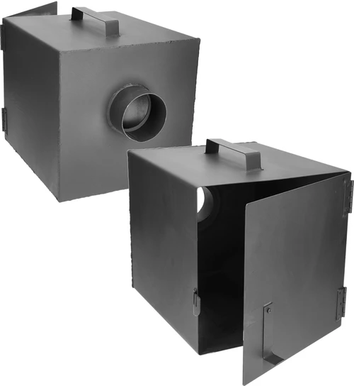 Dřevěná udírna 100 cm, s ohništěm - 6