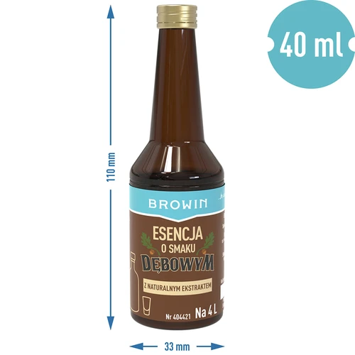 Dubová esence s přírodním aromatem a extraktem – 40 ml na 4 l - 7