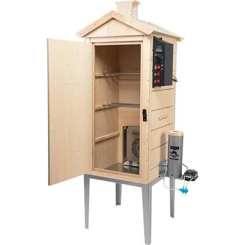 Elektrická udírna dragON PLYWOOD NATURE 100E s elektrickým topným modulem a řídicí jednotkou - 3