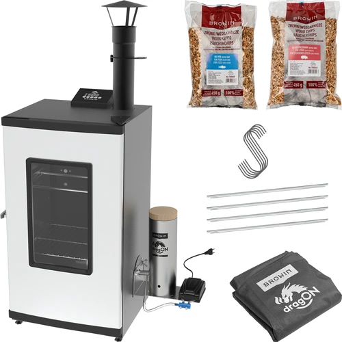 Elektrická udírna - dragON s generátorem kouře, digitální 65 L