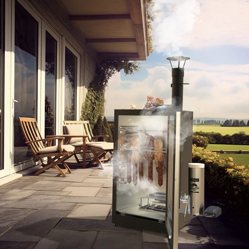 Elektrická udírna - dragON s generátorem kouře, digitální 65 L - 31